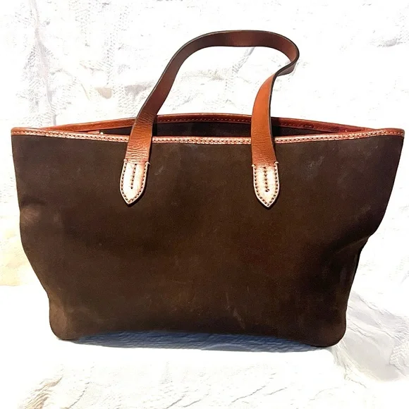 Dooney & Bourke Suede Tote Bag - REHAB PIECE - Picture 5 of 9